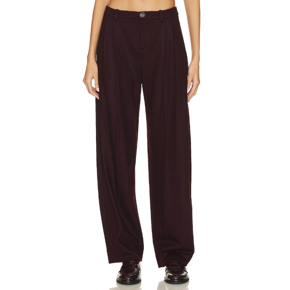 Vince Cozy Wool Blend Pleated Trousers (like new)